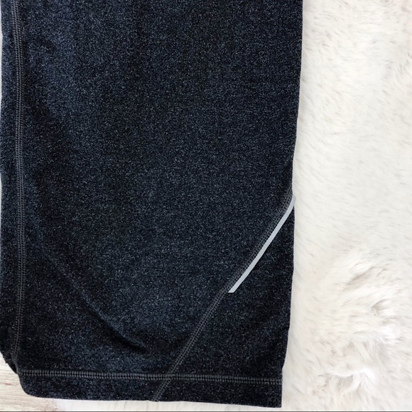 Athleta Grey Power Kick Capri w/ Back Zip Pocket - Picture 3 of 7